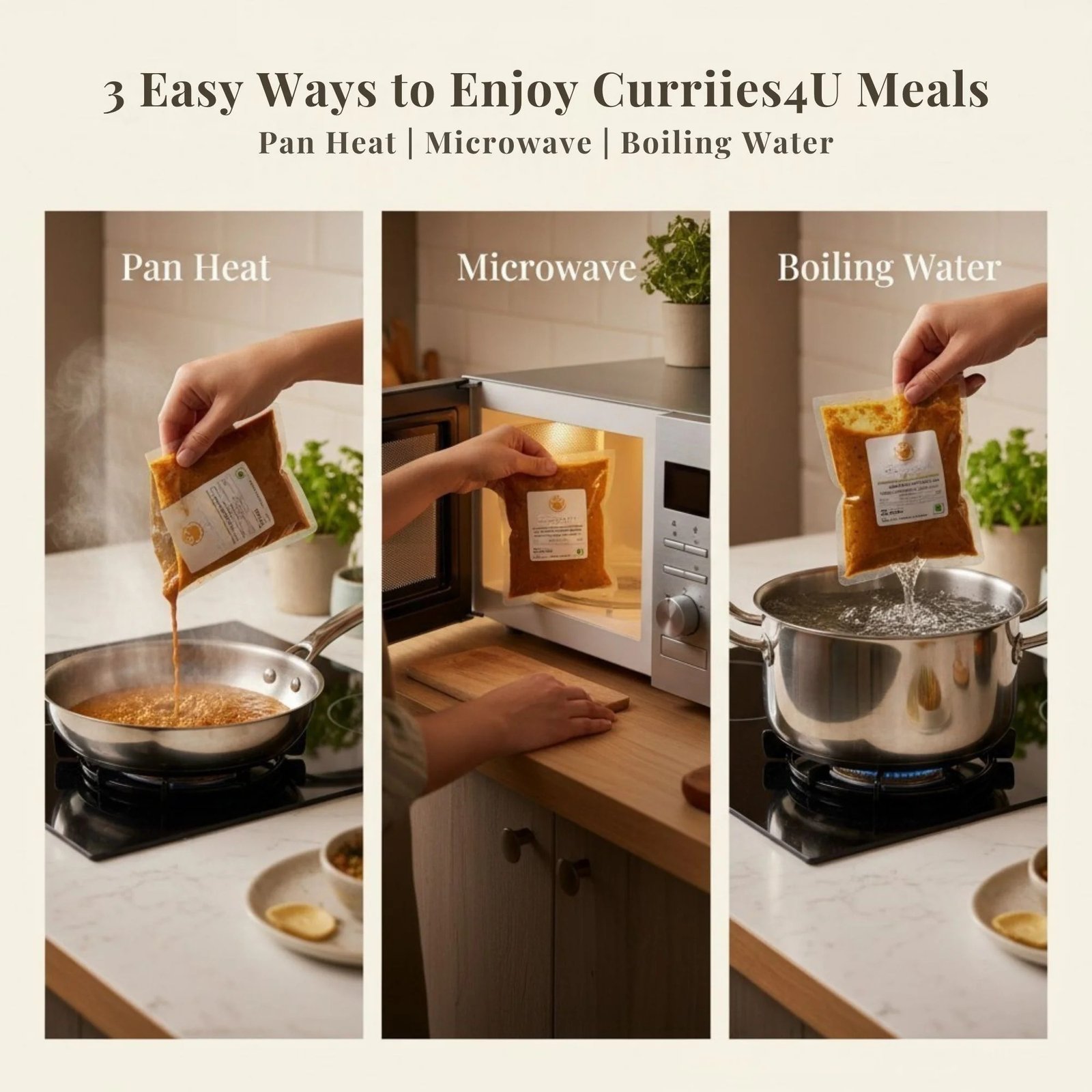 Meals Foods Hyderabadi Veg Biryani Pack of 3 | 900 g thumbnail 3