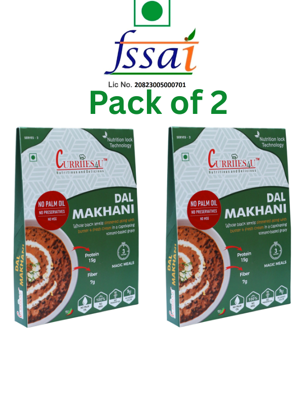 Ready to Eat Dal Makhani Pack of 2 (600g) | Curriies4U