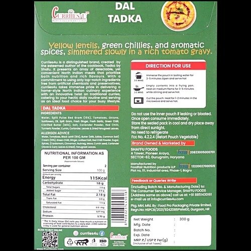 Ready To Eat Dal Tadka pack of 2 thumbnail 2
