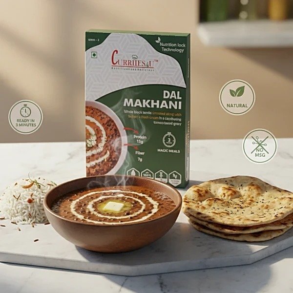 Ready To Meals,  Travel Food,  Dal Makhani Pack of 6, ( 1800G) thumbnail 2