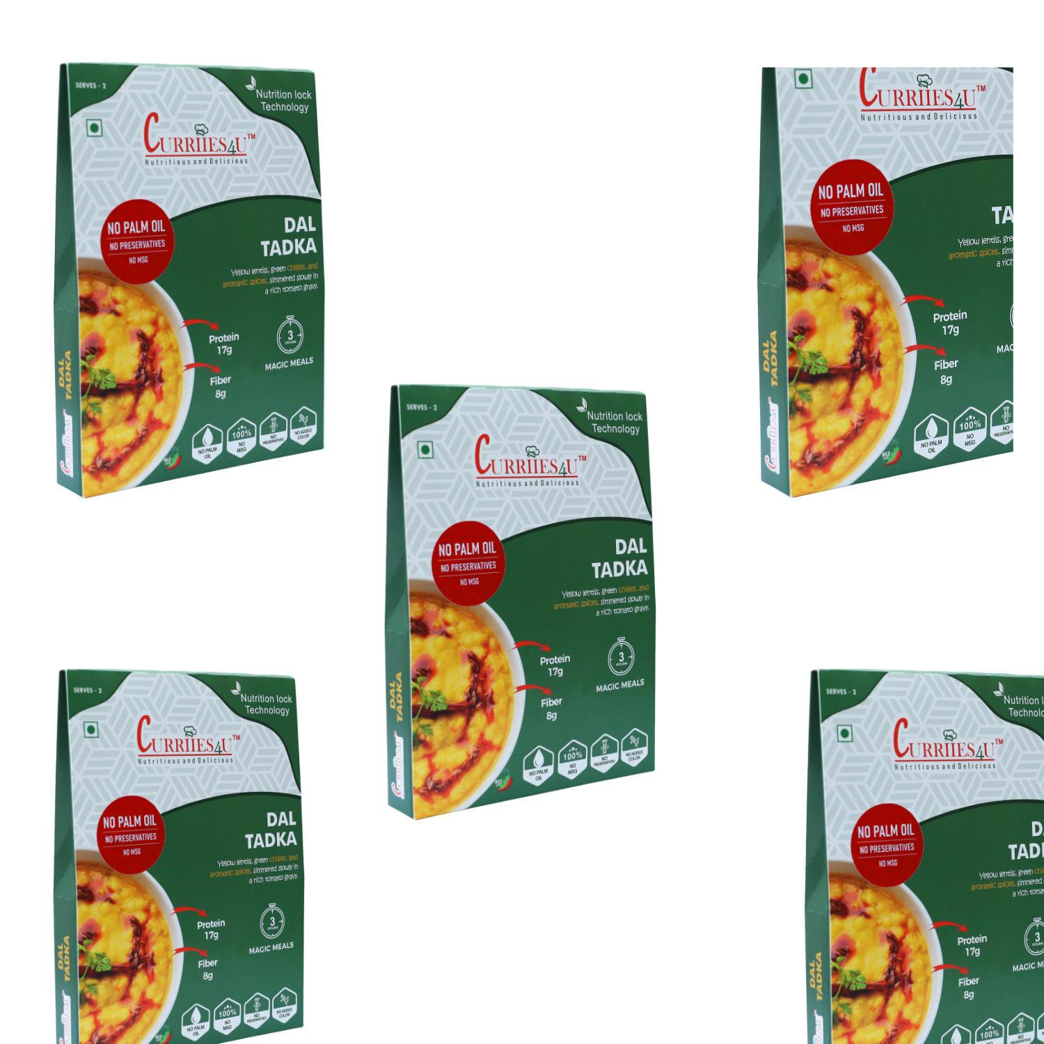 Ready to Eat & Cook  Curriies4U Dal Tadka 300g | Ready to Eat Indian Meal