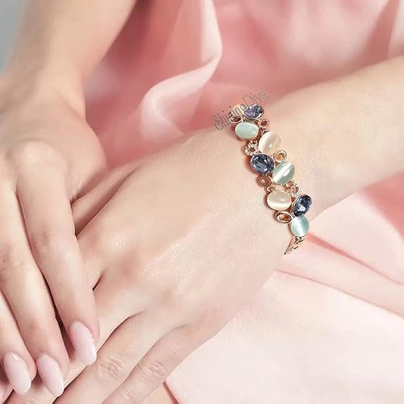 Shining Diva Fashion Latest Stylish Rose Gold