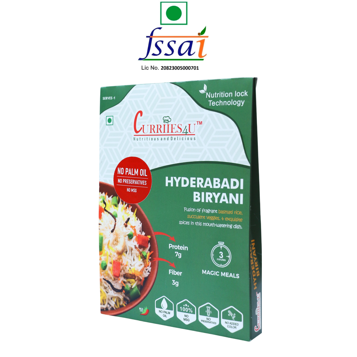 Hyderabadi Biryani Ready to Eat | Curriies4U thumbnail 5