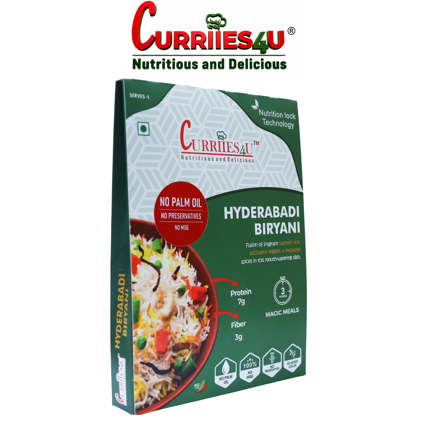 Hyderabadi Biryani Ready to Eat | Curriies4U thumbnail 6