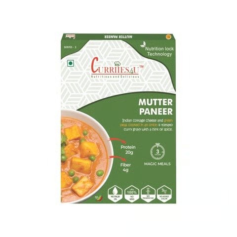 Ready to Eat Mutter Paneer 300 g | 3 Minute  | Curriies4U thumbnail 5