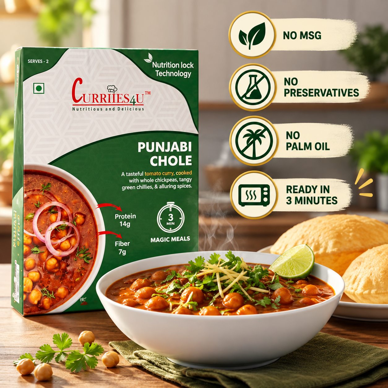 Ready to Eat | 3 Minute Veg Meal | Curriies4U thumbnail 4